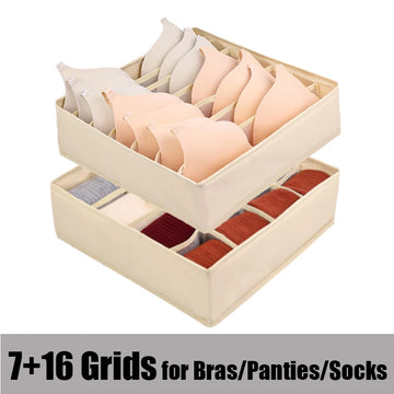 2/3PCs Underwear Storage Box Drawer Organizer